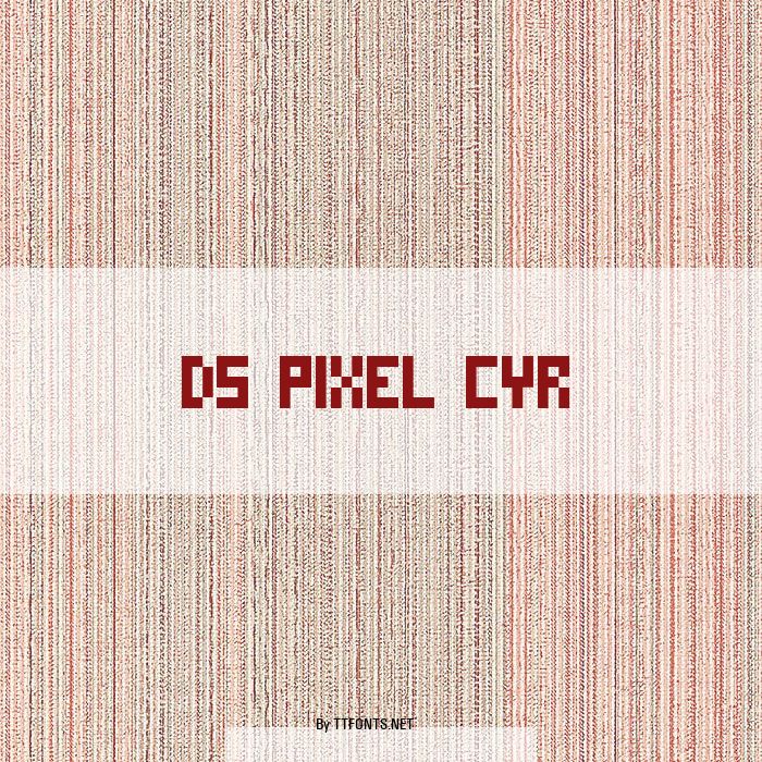 DS Pixel Cyr example